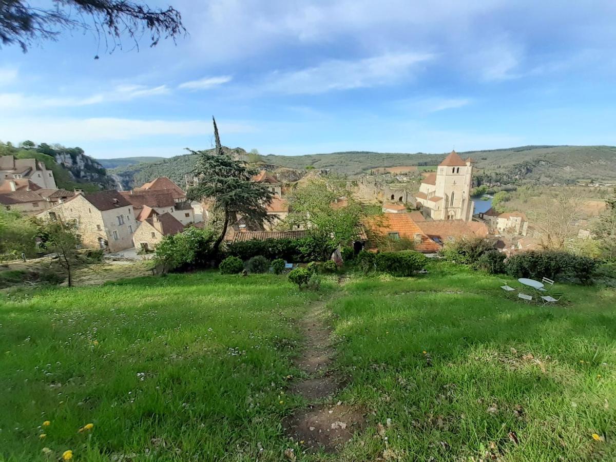 Charme, Jardin Et Vue Panoramique En Plein Coeur De St-Cirq Hotel Saint-Cirq-Lapopie Exterior photo