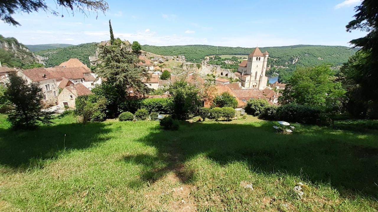 Charme, Jardin Et Vue Panoramique En Plein Coeur De St-Cirq Hotel Saint-Cirq-Lapopie Exterior photo